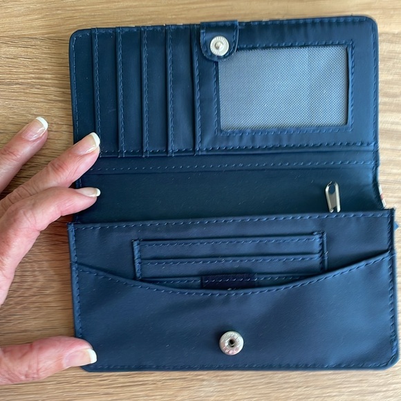 NAUTICA ORGANIZER CONTINENTAL WALLET Red White and Blue - Picture 5 of 14